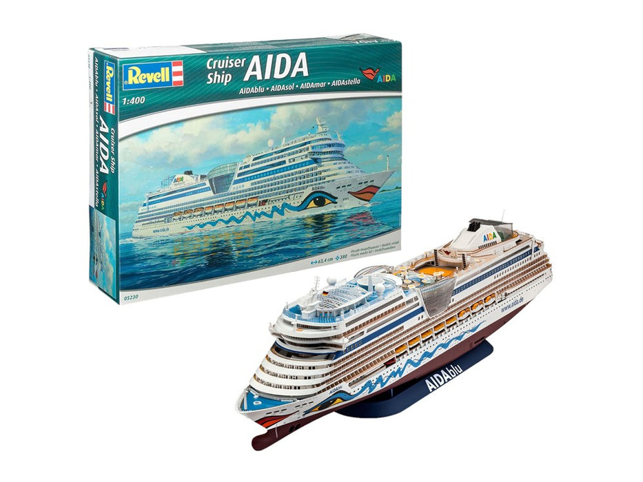 Revell 5200  1/400 Aida Criuses Cruise Ship (8278303768813)