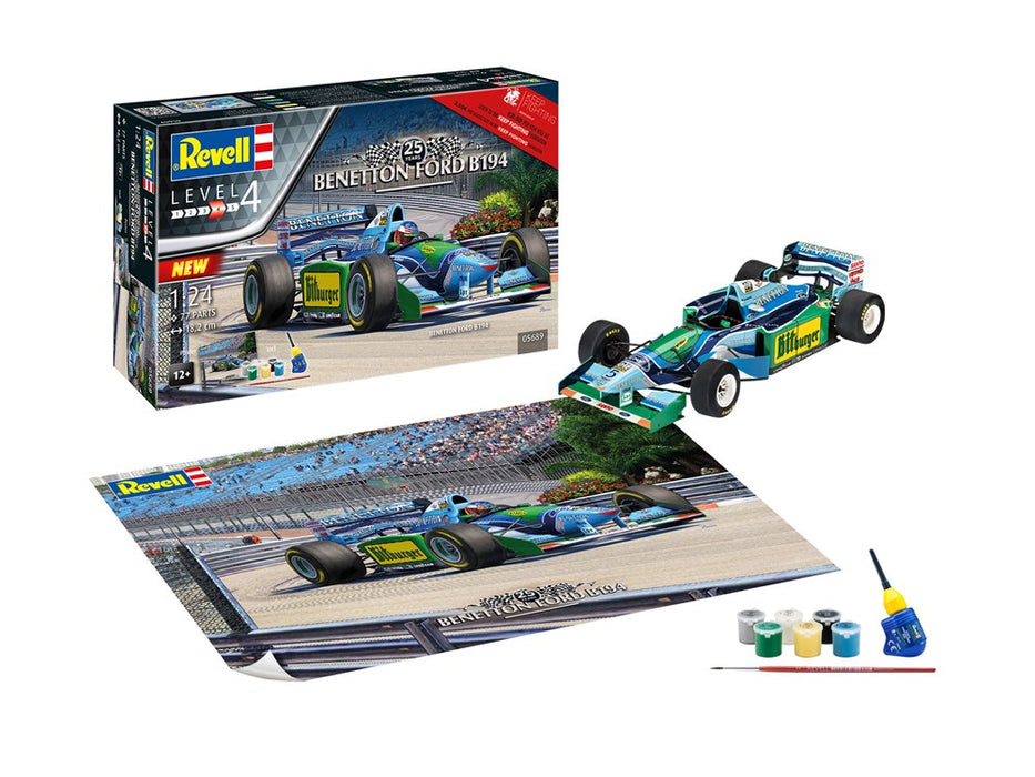 Revell 5689  Gift Set 1/24 Benetton Ford B194 (8294595723501)