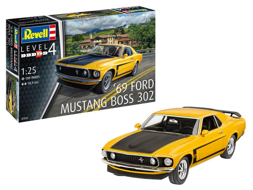 Revell 7025 1/25 Boss 302 Mustang 1969 (8127328616685)