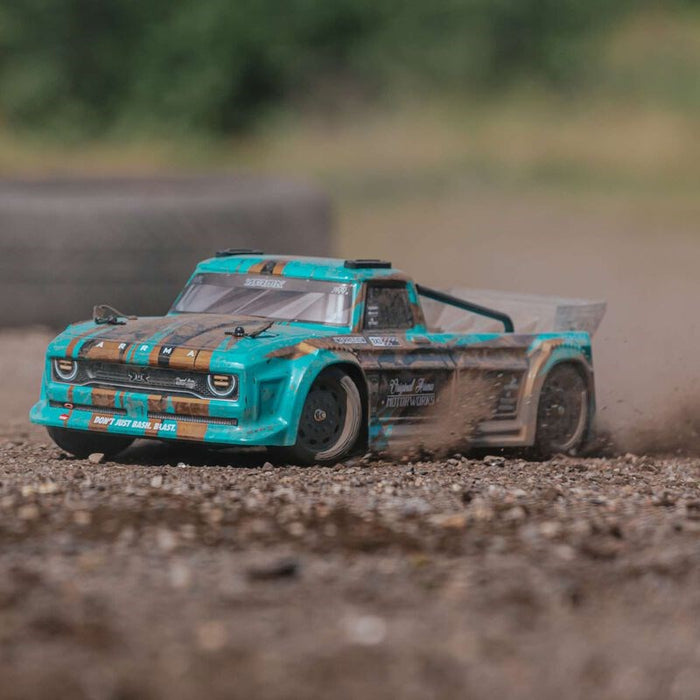 ARRMA ARA4215V3BT2 INFRACTION 4X4 MEGA RTR 1/8th Resto-Mod StreetBash Truck Teal/Bronze (8319015354605)