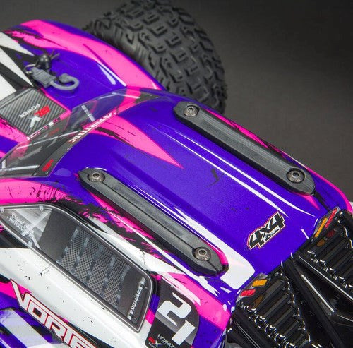 ARRMA ARA4305V3BT2 1/10 VORTEKS 4X4 3S BLX Stadium Truck RTR Purple (8347880128749)