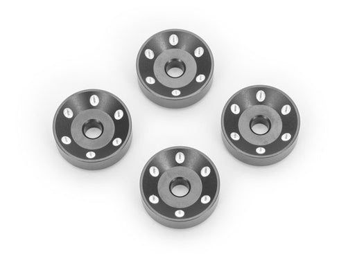 Traxxas 10257-GRAY Wheel Washers Alum Gray (8559511765229)