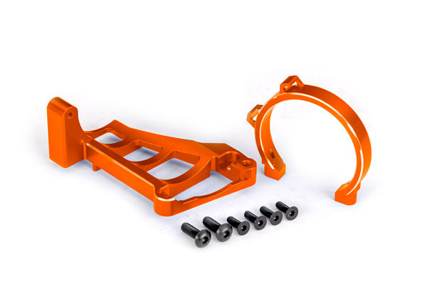 Traxxas 10262-ORNG Motor Mnts Orange Alum For 3483 (8559512092909)