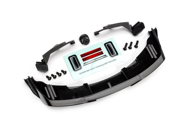 Traxxas 10513 Rear Diffuser & Body Supports (8806075105517)