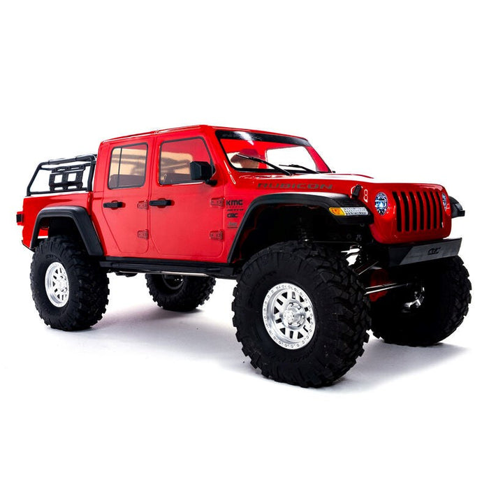 Axial AXI03006BT2 1/10 SCX10 III Jeep JT Gladiator Rock Crawler with Portals RTR Red