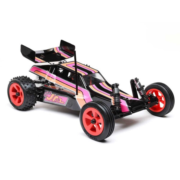 TLR LOSI LOS01020T3 1/16 mini JRX2 2WD Buggy Brushed RTR Black (8319075549421)