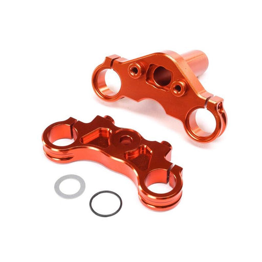 TLR LOSI LOS364004 Aluminum Triple Clamp Set Orange: Promoto-MX (8319102976237)