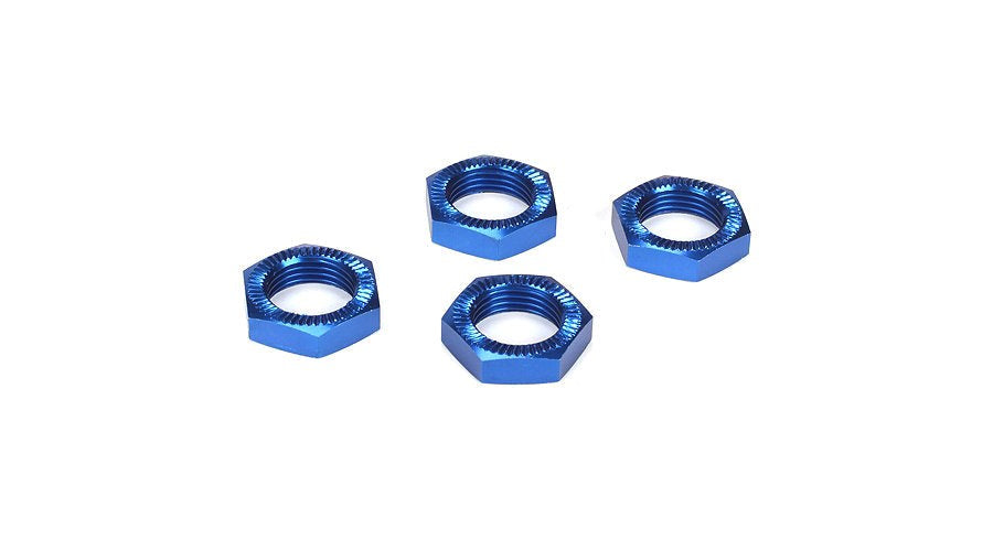 TLR LOSI LOSB3227 Wheel Nuts Blue Anodized (4): 5TT - Hobby City NZ (8319154815213)