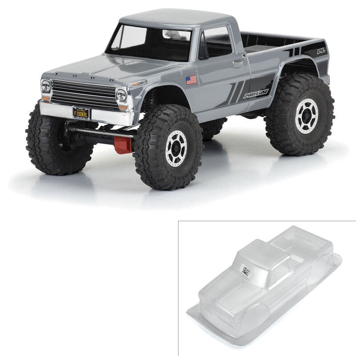 Proline PRO361300 1/10 1967 Ford F-100 Clear Body 12.3" (313mm) Wheelbase Crawlers (8319167168749)