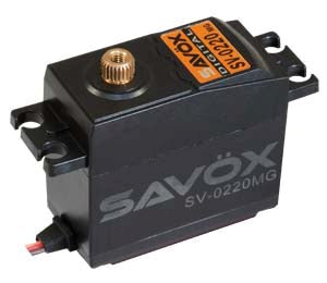 Savox SV-0220MG HV STD Size 8KG 0.13 @7.4v 40.7x20x37mm 59g - Hobby City NZ (8319183847661)