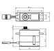 Savox SV-1260MG HV Mini Servo 12kg 0.055sec @7.4v 35x15x31mm 40g (8319184306413)