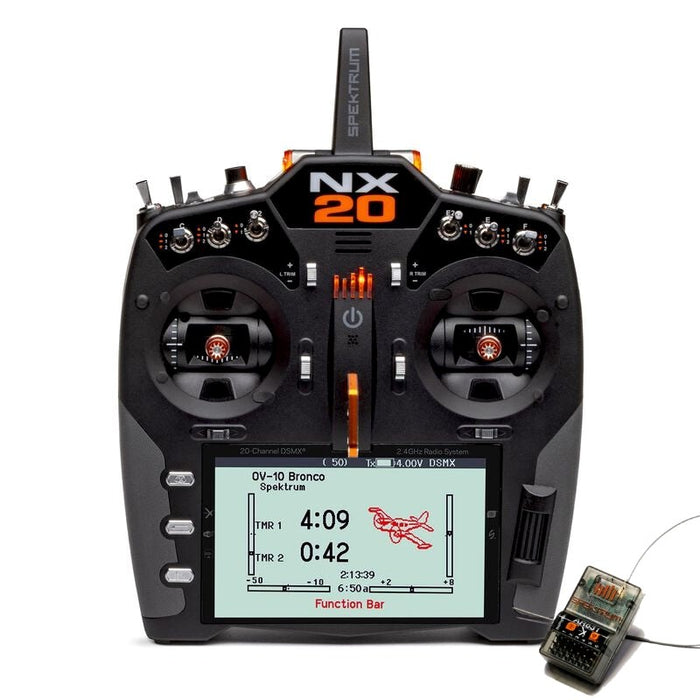 Spektrum SPMR20500+SPMAR631 NX20 20 Channel DSMX Transmitter With AR631 (8319202296045)