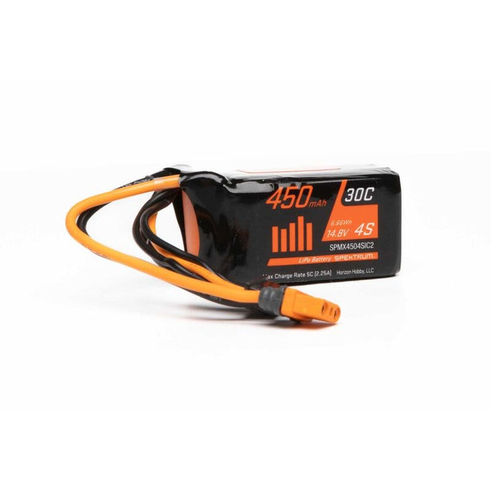 Spektrum SPMX4504SIC2 450mAh 4S 14.8V 30C LiPo Battery; IC2  Replaces SPMX4504S2 (8319217107181)