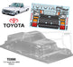 Team C TC080 1/10 1995 Toyota Hilux Single Cab RN80 200mm Wide WB 258mm (8319240405229)