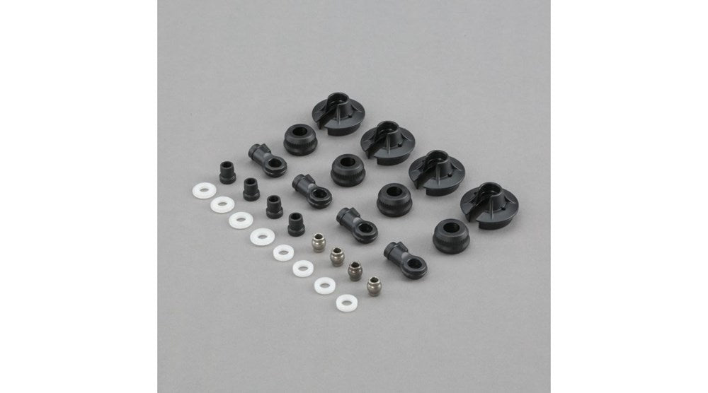 TLR LOSI TLR253002 Shock Plastics and Balls (4): 5B 5T MINI - Hobby City NZ (8319267373293)