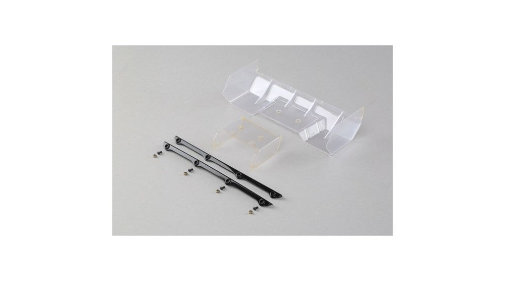 TLR LOSI TLR340004 Polycarbonate Wing Pre CutClear: 8/E/T 4.0 (8319274385645)