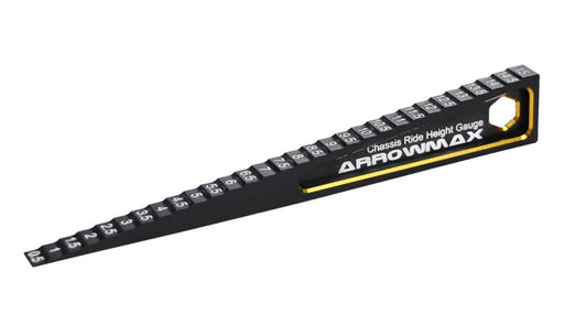 Arrowmax 0AM-172001 Ultra Fine Chassis Ride Height Gauge 0.5-15MM Black Golden (8347067777261)