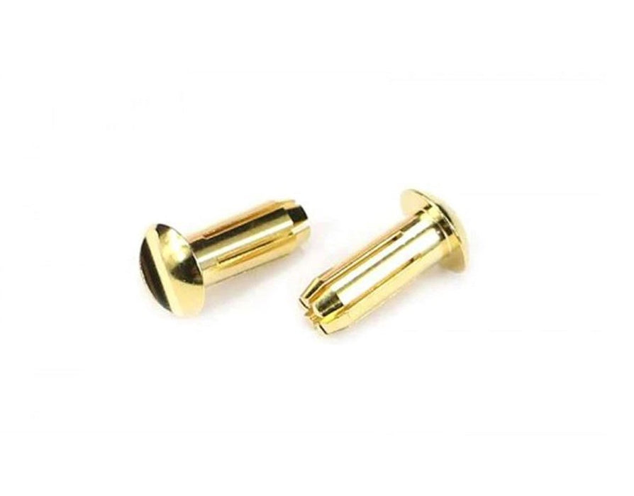 Arrowmax AM-701012 Low Profile 5mm Lipo Battery connector 24K (2) (5x13mm) (8347073282285)