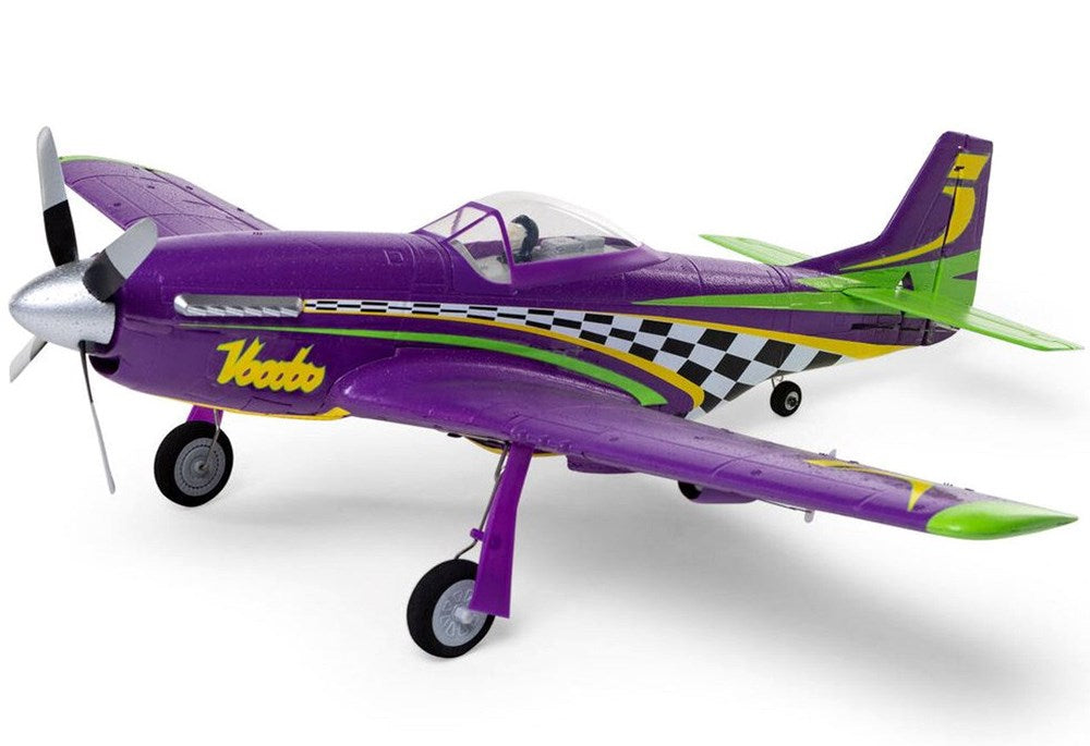 E-flite EFLU4350 UMX P-51D Voodoo BNF Basic with AS3X and SAFE Select (8347082522861)