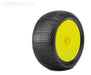 Jetko JKO1002DYUSG BLOCK IN: 1/8Buggy/Dish/Yellow Rim/Ultra Soft/Glued (8347090452717)