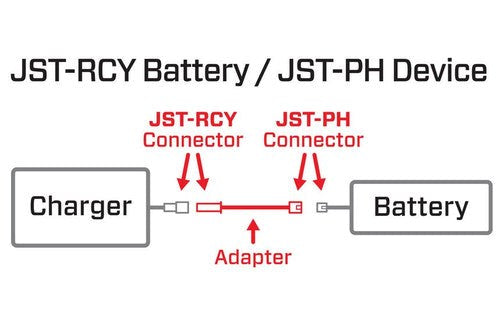 Spektrum SPMXCA327 Adapter: JST Battery / JST PH2.0 3P Device - Hobby City NZ