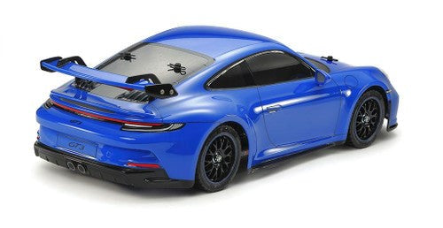 Tamiya 47496 1/10 RC 911 GT3 PAINTED BLUE(TT-02)EXCL ESC (8442713735405)