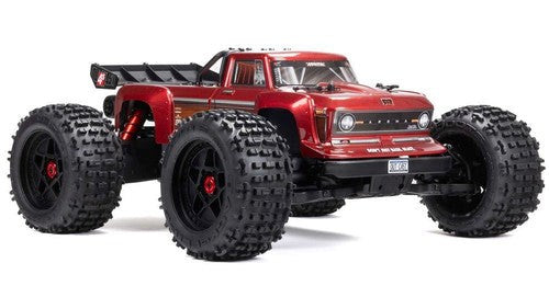 Arrma ARA4410V2T4 1/10 OUTCAST 4X4 4S V2 BLX Stunt Truck RTR Red With Center Diff - Hobby City NZ (8446606278893)