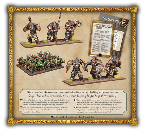 Mantic Games MGKWH111 Kings of War Ogre Ambush Starter Set (8847293120749)