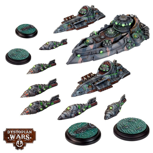 Warcradle DWA100006 Dystopian Wars: Hypatia Battlefleet Set (8857500451053)