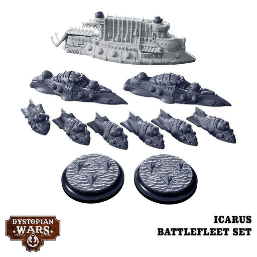 Warcradle DWA100011 Dystopian Wars: Icarus Battlefleet Set (8857500549357)