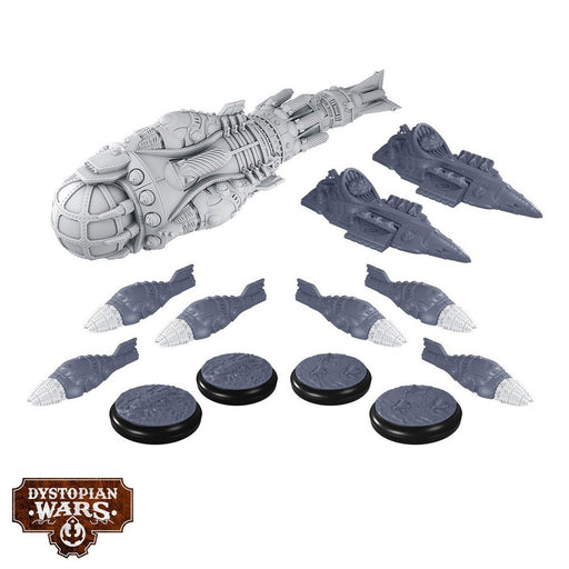 Warcradle DWA100015 Dystopian Wars: Chione Battlefleet Set - Hobby City NZ