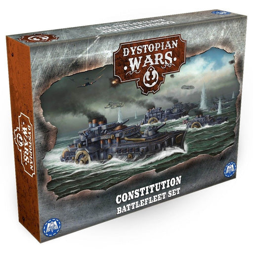 Warcradle DWA120001 Dystopian Wars: Constitution Battlefleet Set (8857500844269)