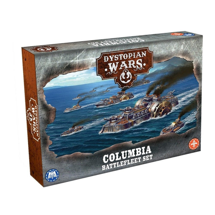 Warcradle DWA120008 Dystopian Wars: Columbia Battlefleet Set (8857501139181)