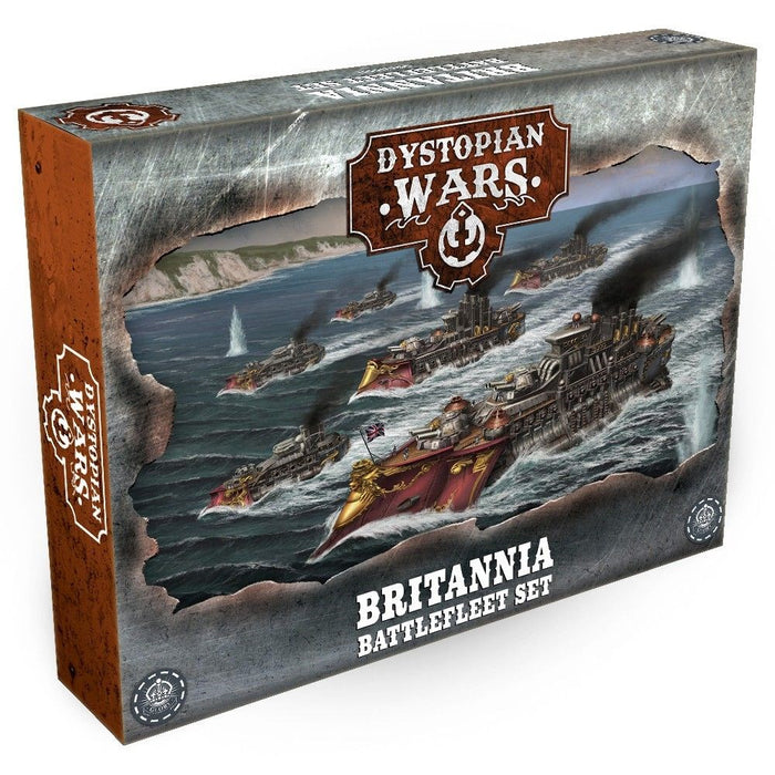 Warcradle DWA210001 Dystopian Wars: Britannia Battlefleet Set (8857501434093)