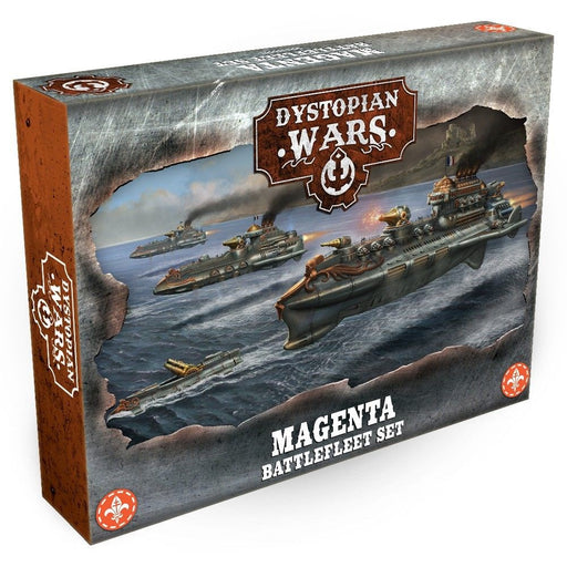 Warcradle DWA220007 Dystopian Wars: Magenta Battlefleet Set - Hobby City NZ (8857502286061)