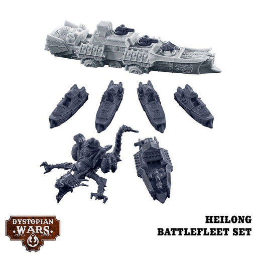 Warcradle DWA220011 Dystopian Wars: Heilong Battlefleet Set (8857502449901)