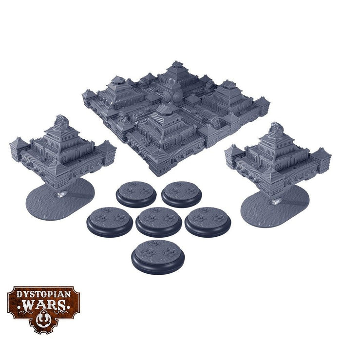 Warcradle DWA220013 Dystopian Wars: Zhanmadao Battlefleet Set (8857502515437)