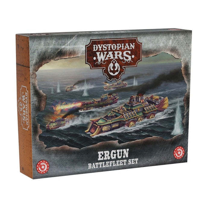 Warcradle DWA220015 Dystopian Wars: Ergun Battlefleet Set (8857502580973)