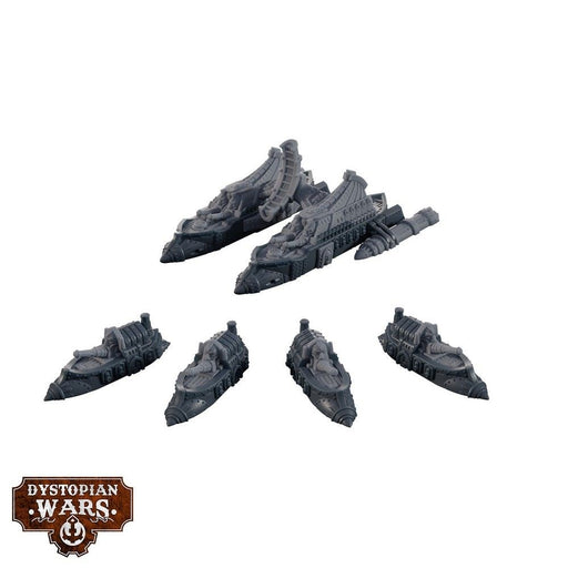 Warcradle DWA240010 Dystopian Wars: Retaj Battlefleet Set (8857502908653)