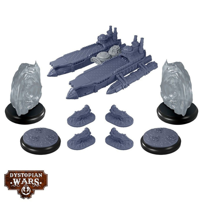 Warcradle DWA240011 Dystopian Wars: Topkapi Battlefleet Set (8857502941421)