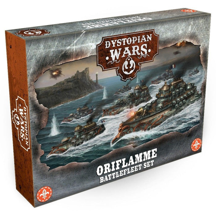 Warcradle DWA260001 Dystopian Wars: Oriflamme Battlefleet Set - Hobby City NZ (8857503793389)