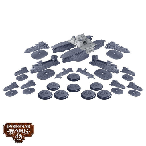 Warcradle DWA260012 Dystopian Wars: Vauban Battlefleet Set - Hobby City NZ