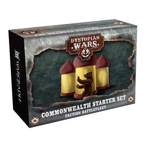 Warcradle DWA270000 Dystopian Wars: Commonwealth Starter Set -  Faction Battlefleet - Hobby City NZ