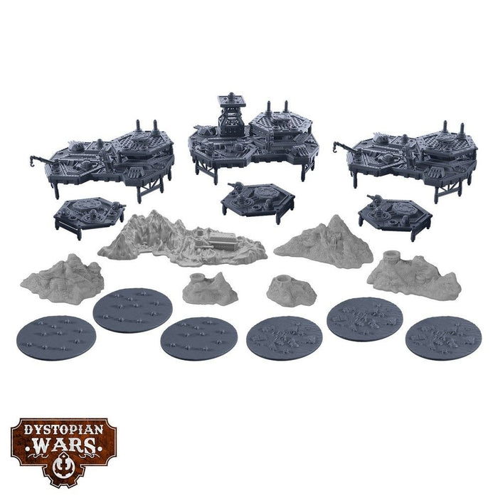 Warcradle DWA990028 Dystopian Wars: Cyclone of Shadows Campaign Set (8857505038573)