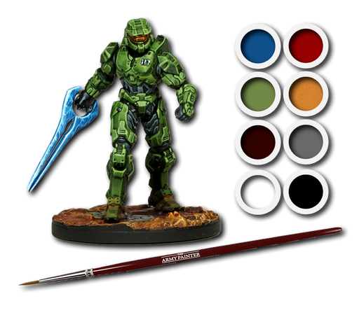 Mantic Games MGHA105 HALO Flashpoint - Master Chief Paint Set (8888926175469)