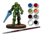 Mantic Games MGHA105 HALO Flashpoint - Master Chief Paint Set (8888926175469)