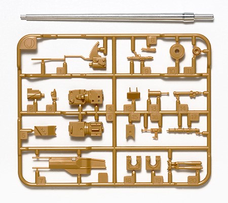 Tamiya 12664 1/35 Scale German Panther Ausf.D Metal Gun Barrel Set Detail-Up Parts Series no.64 (8278224273645)