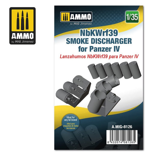 xAMMO by Mig Jimenez A.MIG-8126 1/35 NbKWrf39 Smoke Discharger for Panzer IV (6560352731185)