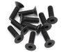 zAXIAL AX31120 - M3x10mm Hex Socket Flat Head (Black) (10pcs) (10908302535)