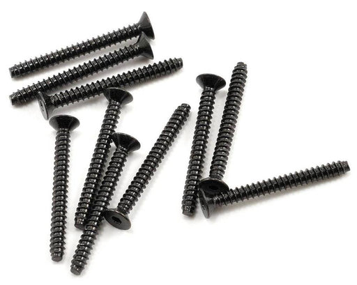 zAXIAL AXA0418 - M2.6x25mm Hex Socket Tapping Flat Head (Black) (10pcs) (10908368327)